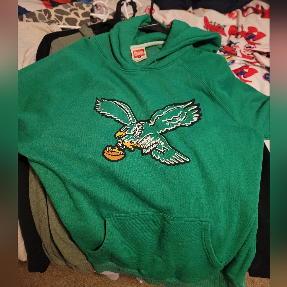 Kelly Green Eagles Hoodie